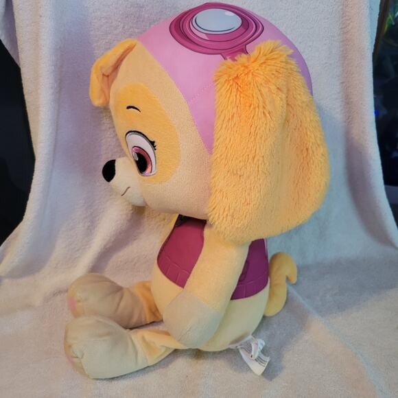 PAW Patrol Classic Skye Jumbo Stuffed Plush Cuddly Toy Exclusive Naptime - Picture 2 of 10